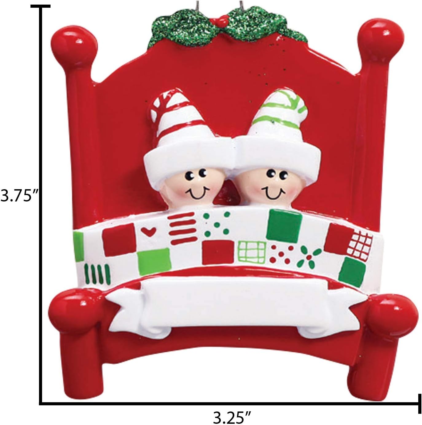 Personalized Family Christmas Ornament - Custom 'First Christmas' Family Ornament 2024 'Better