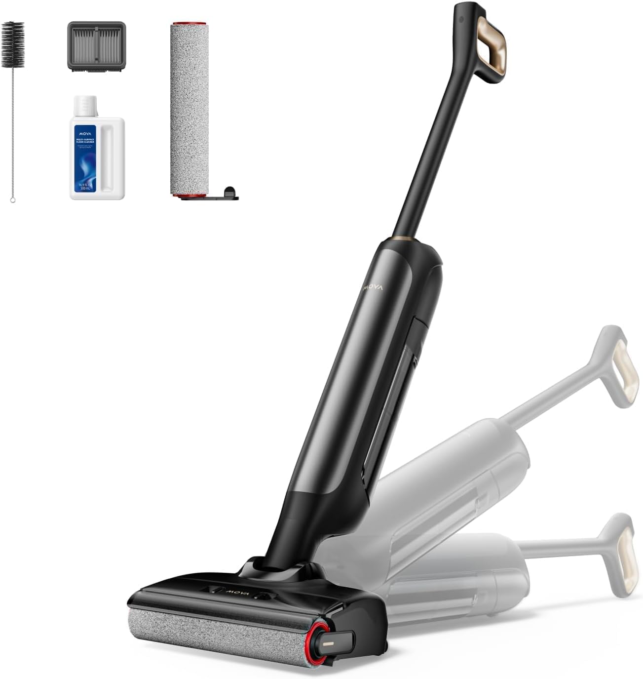 MOVA M10 Cordless Wet Dry Vacuum Cleaner 180° Lie-Flat Smart Vacuum Mop All in One for Hard Floor