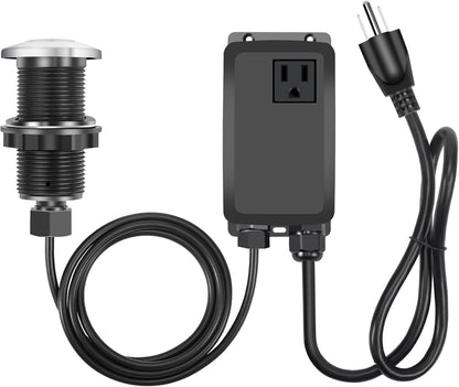 Garbage Disposal Air Switch Kit, Garbage Disposal Button, Sink Top Waste Disposer On/Off Switch, UL