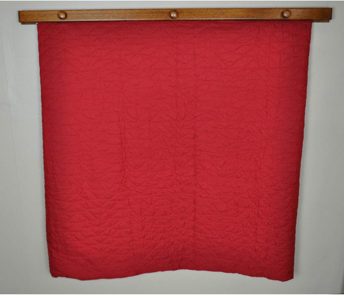 RRD Amish Made Wooden Quilt Rack Wall Mount - Rustic Tapestry Hangers for Rugs, Tapestries & Quilts