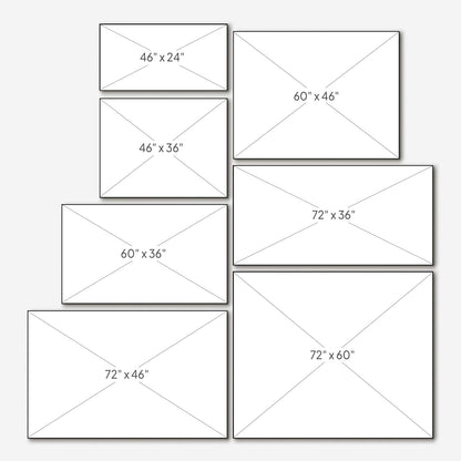SIGNWIN 60"x72" Extra Large Framed Wall Art Medieval Fantasy Forest with Woodland Animals