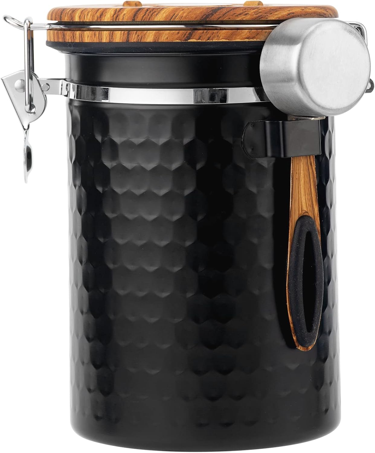 TEDSWAIT Coffee Canisters Airtight Coffee Bean Storage Container Kitchen Stainless Steel Food