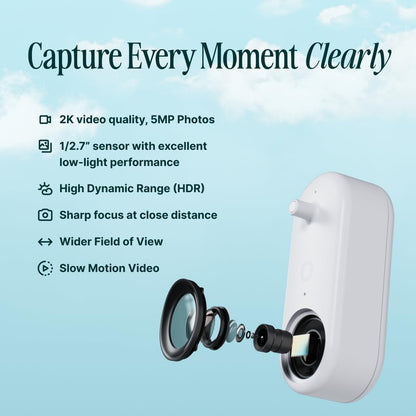 Birdbuddy PRO Solar Smart Bird Feeder with Camera - AI Bird Species Identification, 5MP Photos, 2K