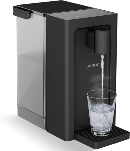 AIRHOP Instant Hot Water Dispenser, Quick Heating Countertop Water Dispenser with Child Locks