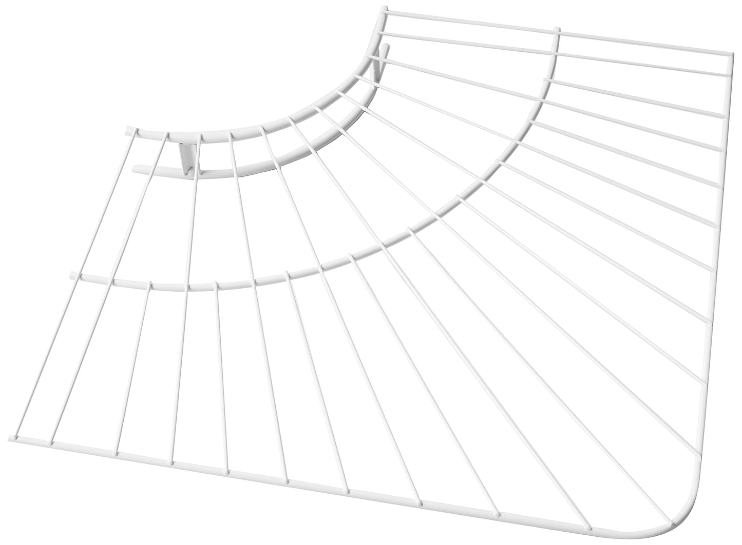 Rubbermaid Commercial Products FreeSlide Wire Shelving, 12-Inch, White, Closet Organizer and