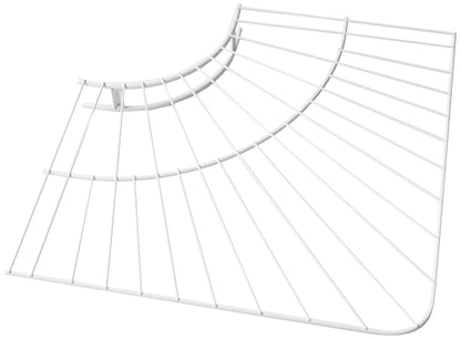 Rubbermaid Commercial Products FreeSlide Wire Shelving, 12-Inch, White, Closet Organizer and
