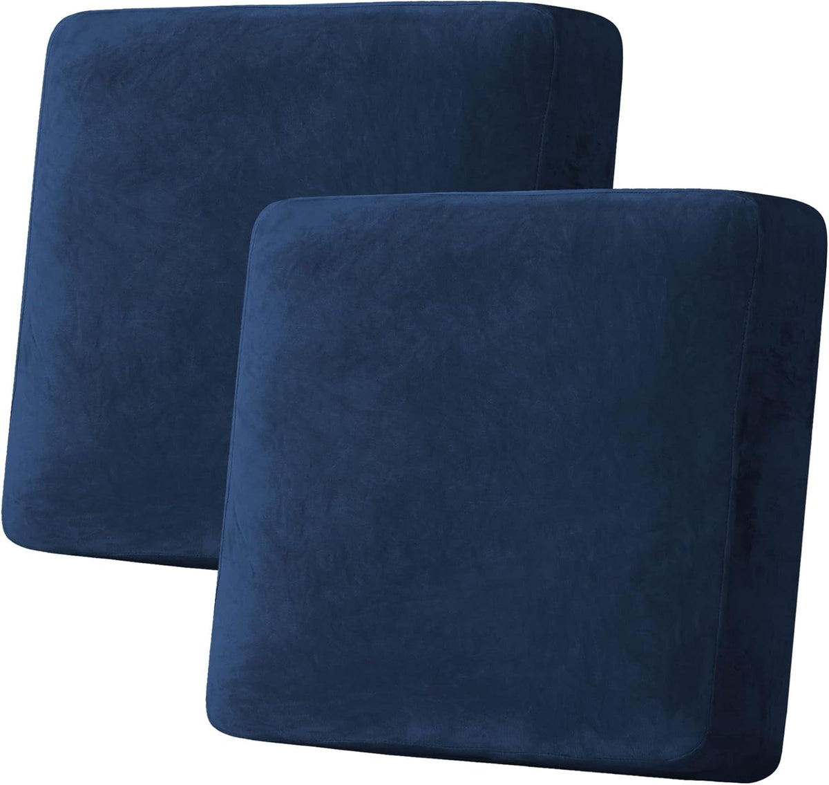 H.VERSAILTEX Velvet Stretch Couch Cushion Cover Plush Cushion Slipcover for Chair Loveseat Sofa
