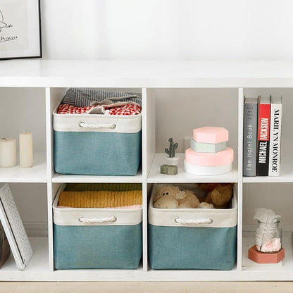 TheWarmHome Storage Baskets for Organizing - Extra Large 3 Pack 17x14x10 inch Storage Bins for