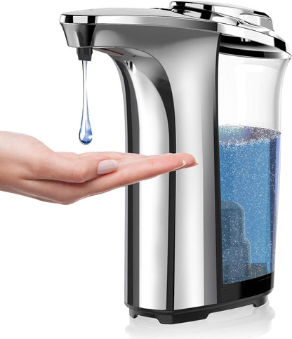 Automatic Soap Dispenser, Touchless Dish Soap Dispenser 17oz/500ml with Infrared Sensor, 5