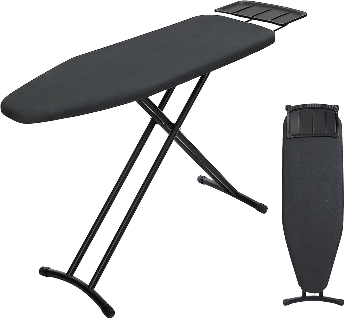 Ironing Board 48x15, Wide Heavy Duty Full Size Iron Board with Retractable Iron Rest, BlissBoard