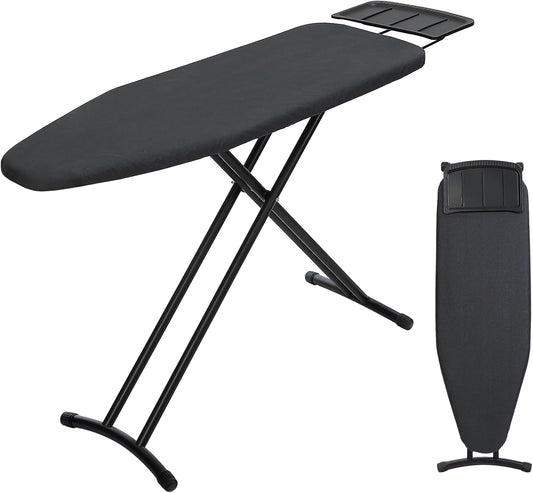 Ironing Board 48x15, Wide Heavy Duty Full Size Iron Board with Retractable Iron Rest, BlissBoard