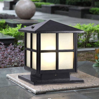 SLAWA Outdoor Post Lights Fixture, Modern Yard Entry Outdoor Column Lights with Aluminum Housing