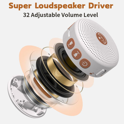 Mini Sound Machine Portable Baby White Noise Machine with 30 Soothing Sounds for Kids Adults
