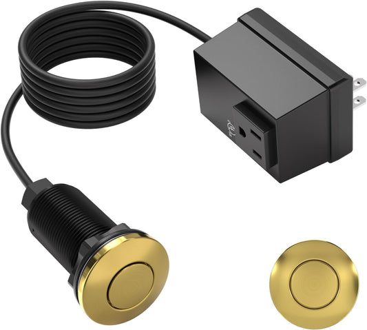 APIELE Garbage Disposal Air Switch Kit, Sink Top Push Button Switch for Food Waste Disposer, UL