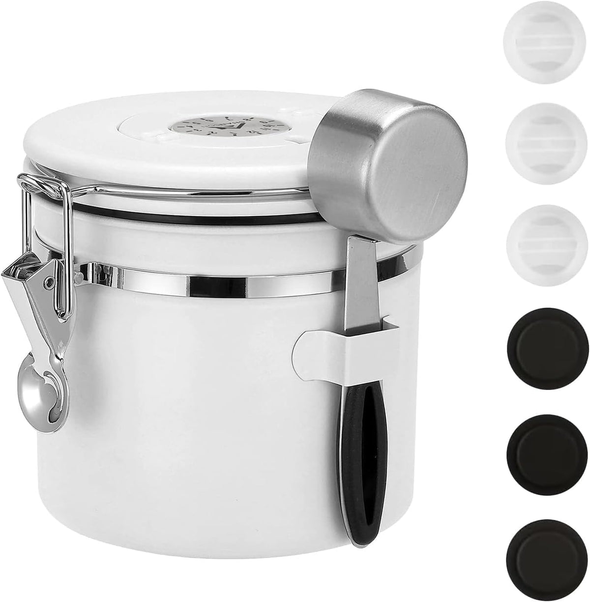 ShanSon Coffee Canister Airtight Coffee Container Stainless Steel Coffee Bean Storage Container