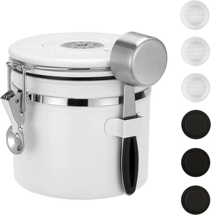 ShanSon Coffee Canister Airtight Coffee Container Stainless Steel Coffee Bean Storage Container