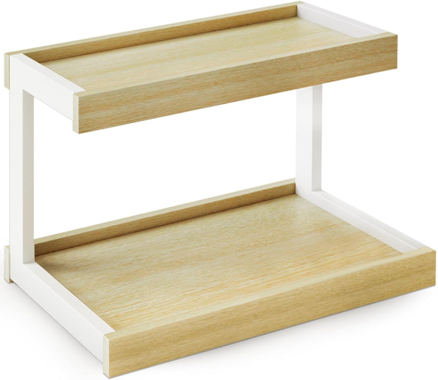 MARTY 2 Tier Spice Rack Organizer for Countertop, 15.8''L Coffee Station/Bathroom Organizer
