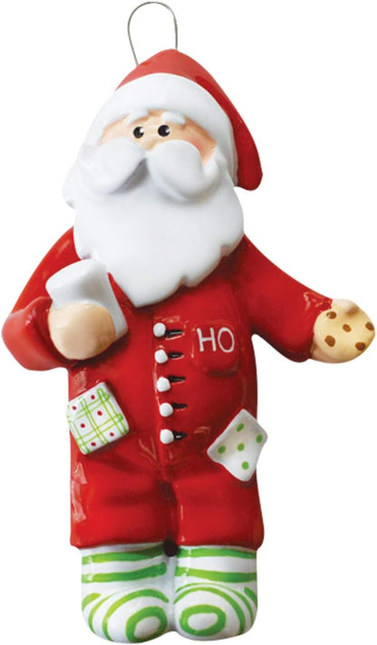 Personalized Santa Christmas Ornaments 2024 - Customized Santa Head Keepsake Ornaments for