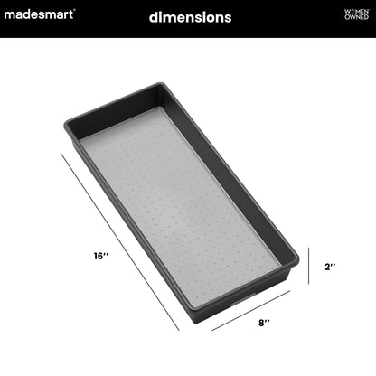 madesmart Classic 16 x 8 Storage Bin, Granite