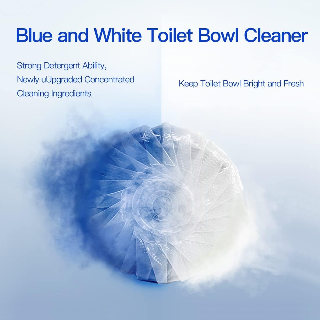 KIISIISO Toilet Bowl Cleaners 40 PACK,Long-Lasting Toilet Bowl Cleaner Tablets with