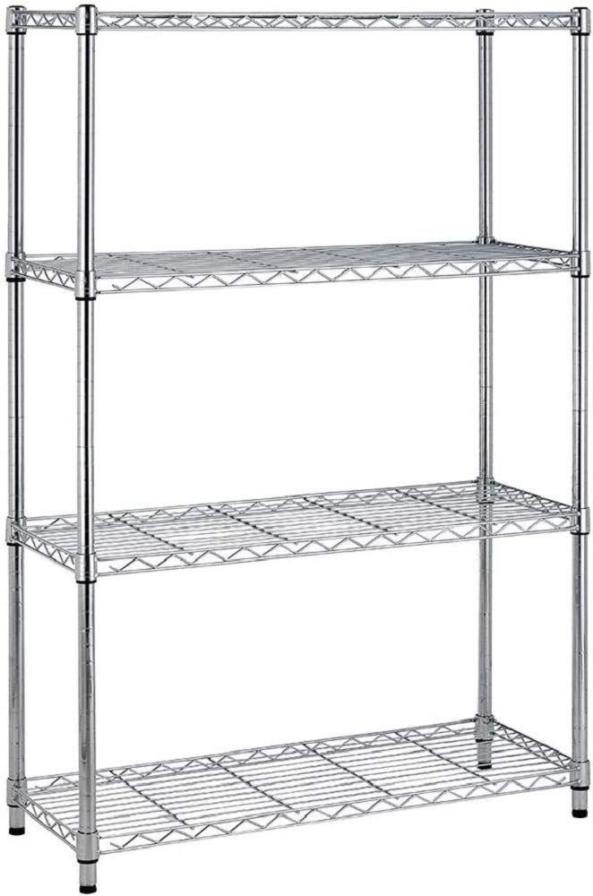 14''Dx36''Wx54''H 4-Shelf Wire Shelving Unit Garage NSF Business Wire Shelf Metal Large Storage