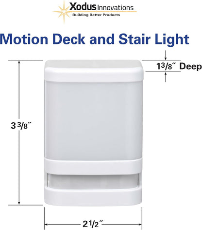 BL615-3 Battery Operated Motion Activated LED Deck and Stair Light, Outdoor or Indoor Use, Weather