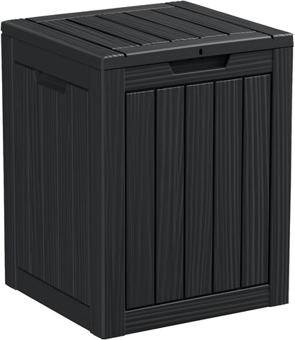 DRATO Deck Boxes, 31 Gallon Outdoor Storage Box for Patio Cushion, Sports Equipment, Garden Tools