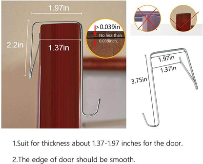KEEPJOY Saves Space Door-Hanging Laundry Bag,Door Hanging Laundry Hamper with 2 Different Types of
