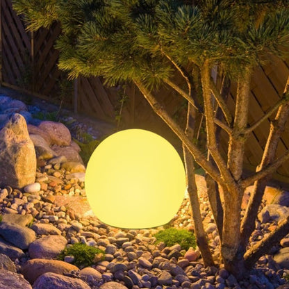 8-in Solar Globe Light Outdoor, Waterproof Solar Ball Light for Outside w/Remote, 16 RGB Color