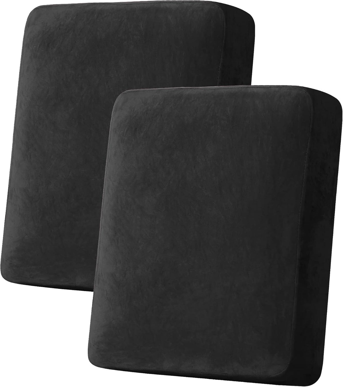 H.VERSAILTEX Velvet Stretch Couch Cushion Cover Plush Cushion Slipcover for Chair Loveseat Sofa