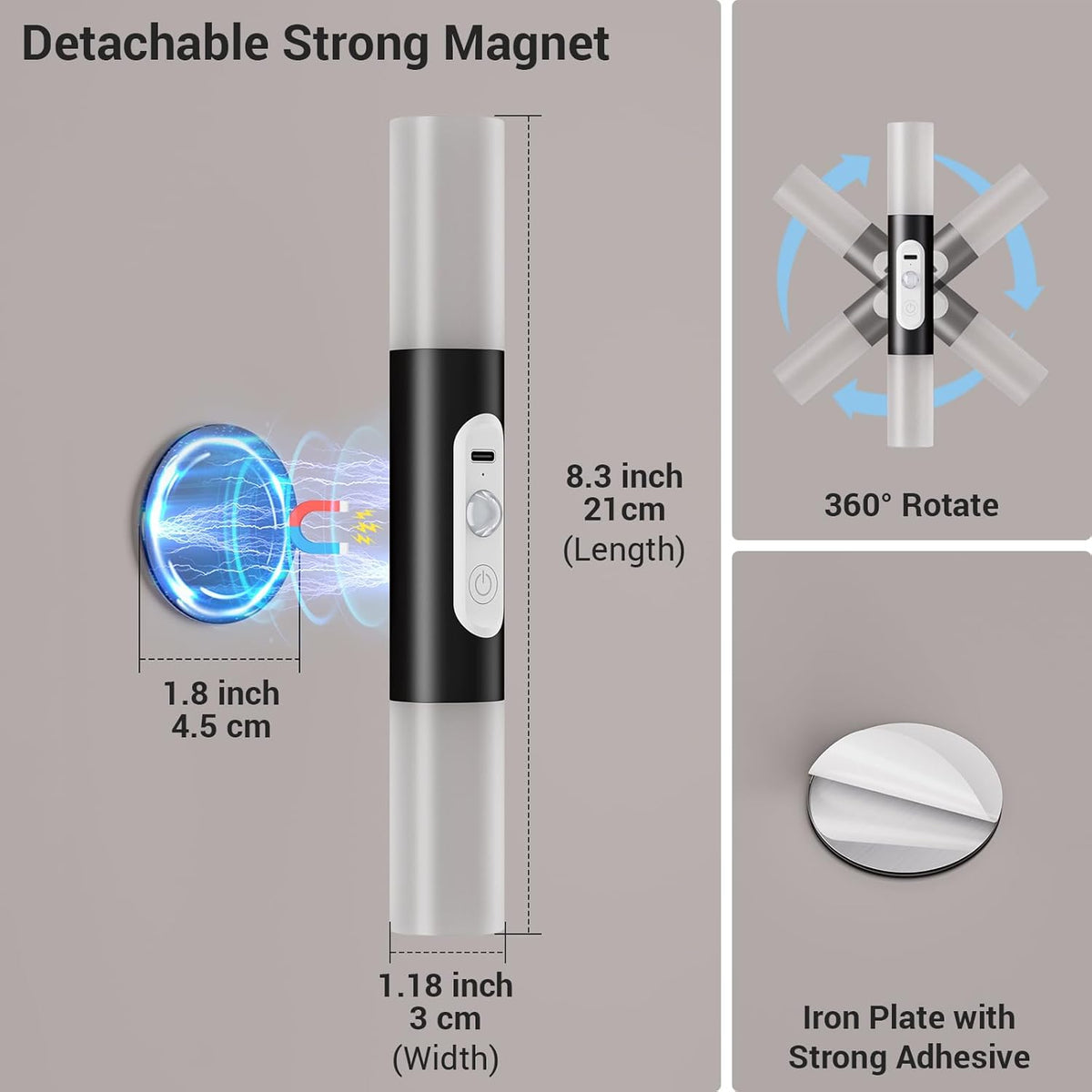 Motion Sensor Wall Lights with Remote Control, LED Rechargeable Battery Operated Wall Sconces Set