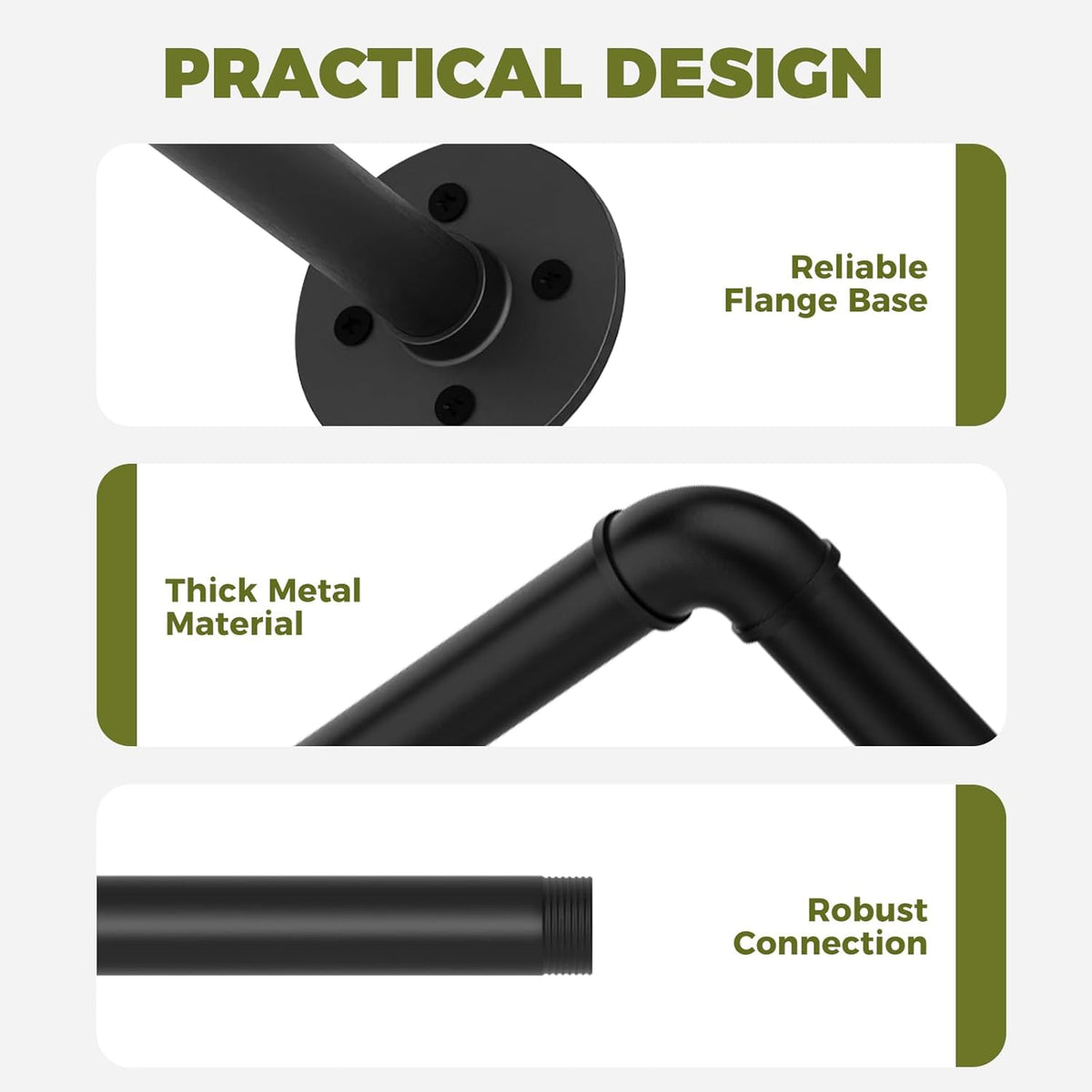 2Pc Hanging Planters for Indoor Plants Plant Hanger Indoor Hanging Plant Holder Black Metal