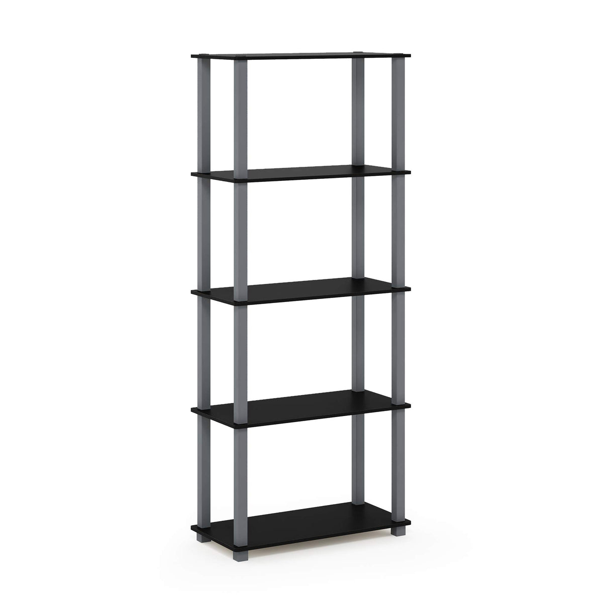 Furinno Turn-N-Tube 5-Tier Multipurpose Shelf / Display Rack / Storage Shelf / Bookshelf, Square