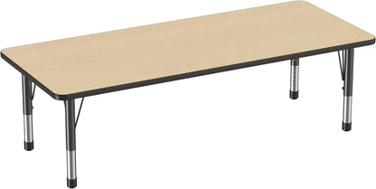 Factory Direct Partners FDP Rectangle Activity School and Classroom Kids Table (30 x 72 inch)
