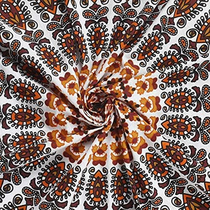 Bless International Handmade Indian hippie Bohemian Psychedelic Peacock Mandala Wall hanging