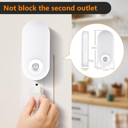 Dawnrise Night Lights Plug into Wall, Motion Sensor Night Light Plug in Indoor, 38 LED Dimmable