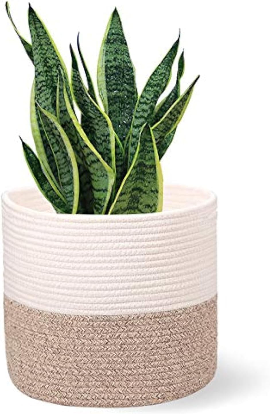 Planter Baskets for Indoor 11" Planters Cotton Rope Flower Plant Pots Cover,Woven Storage Baskets
