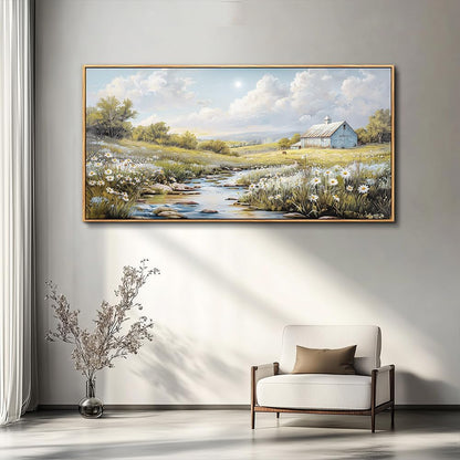 PHAOHUAXM Large Canvas Wall Art For Living Room Wall Decor For Bedroom Flower Watercolour Office
