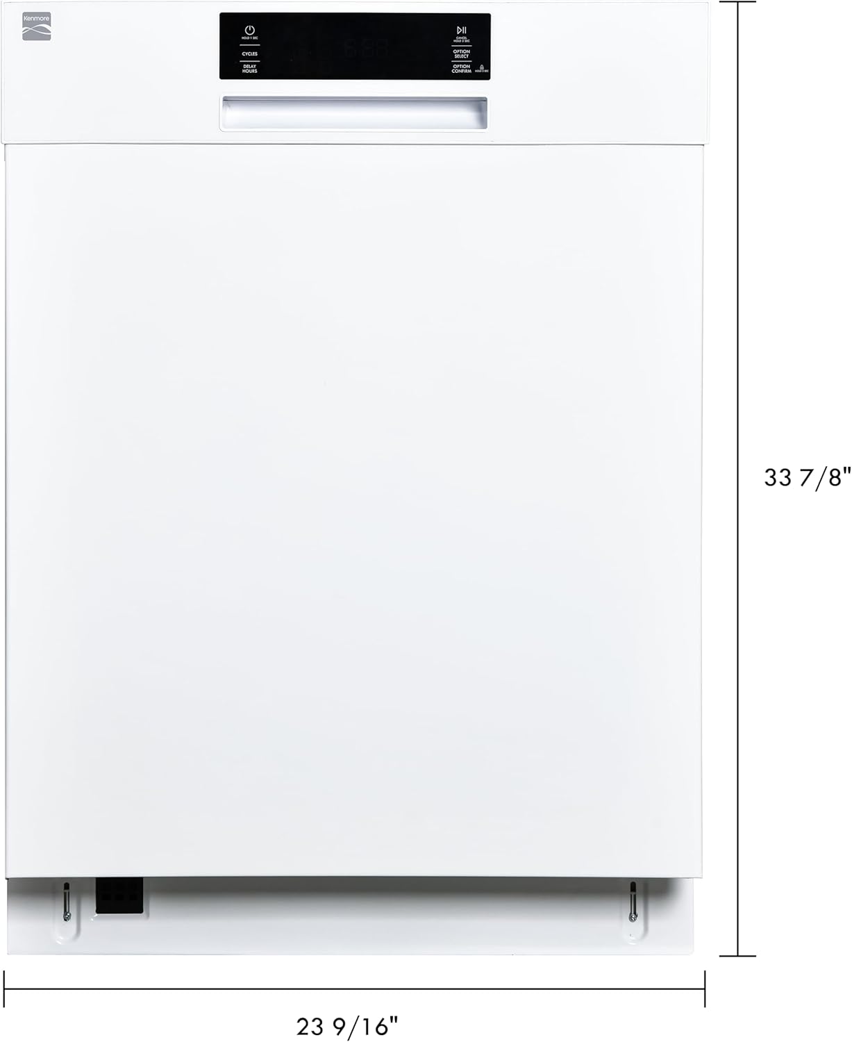 Kenmore 24" Built-in Stainless Steel Tub Dishwasher EasyFlex 3rd, SmartWash, UltraWash Plus