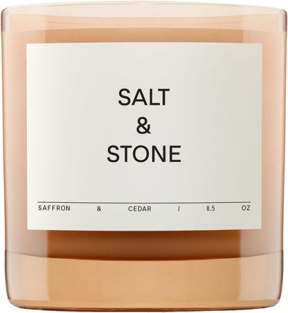 SALT & STONE Scented Candle for Women & Men | Hand-Poured, Aromatic & Fragrant | Coconut & Soy