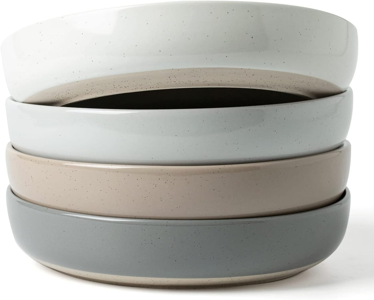 famiware Milkyway 33 oz Bowl Set, Pasta Bowls Set of 4, Salad Bowls Perfect for Your Friend for