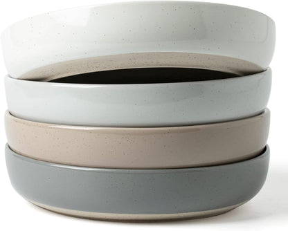 famiware Milkyway 33 oz Bowl Set, Pasta Bowls Set of 4, Salad Bowls Perfect for Your Friend for