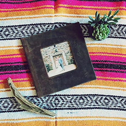Del Mex Classic Mexican Blanket, Large Authentic Woven Falsa Throw (70"x50"), Artisan Southwest
