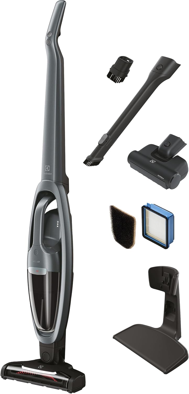Electrolux WellQ7 Pet Cordless 2-in-1 Vacuum Cleaner with Motorized PetPro+ Nozzle for Easy Pet