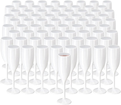 XUWAIDSGN Acrylic Champagne Flutes Toasting Glasses Unbreakable Mimosa Bar Reusable Wine Glasses