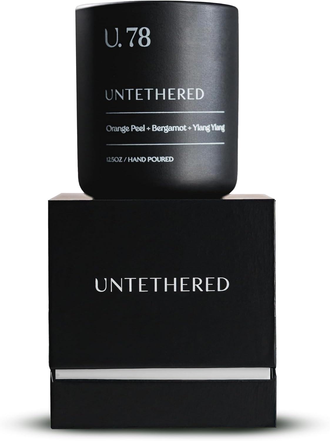 U.78 Luxury Scented Candle – Orange Peel, Bergamot & Sandalwood | Hand-Poured in USA w/ 100%