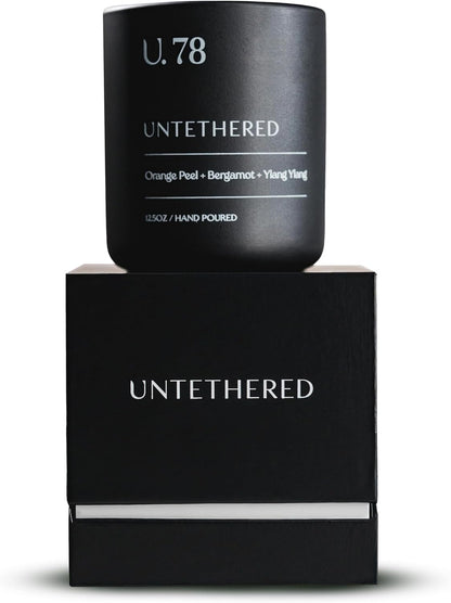 U.78 Luxury Scented Candle – Orange Peel, Bergamot & Sandalwood | Hand-Poured in USA w/ 100%
