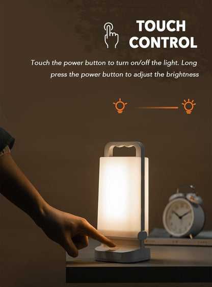 Camping Lantern, Solar Lanterns, Rechargeable Emergency Light Dimmable Camping Essential with USB