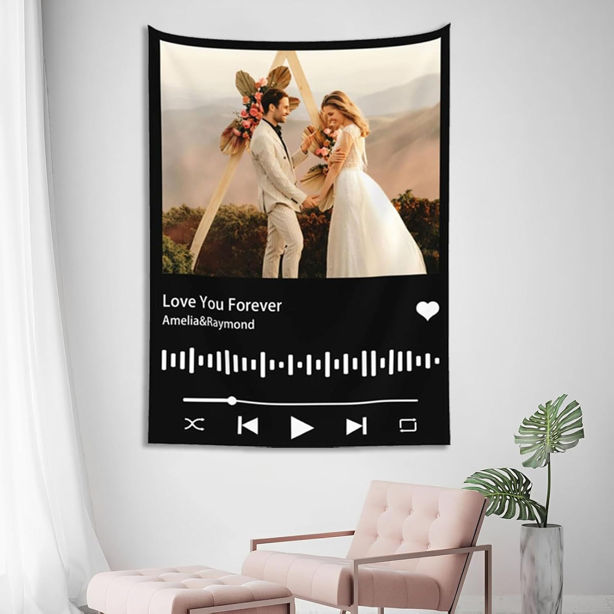 Custom Tapestry For Wall Bedroom Custom Backdrop Personalized Image Text Photo Customized Funny