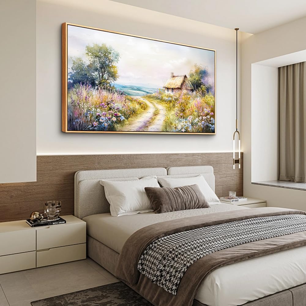 ZUITINGHUA Wood Framed Canvas Wall Art For Living Room Large Wall Decor For Office Bedroom